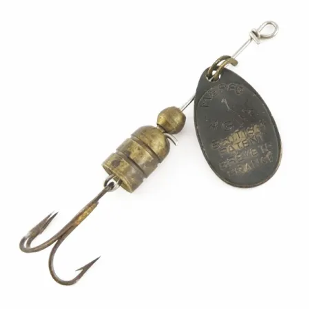 Mepps Aglia 1 (1950s), black, 3,5 g błystka obrotowa #24290