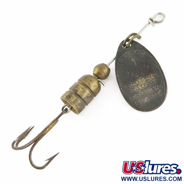  Mepps Aglia 1 (1950s), black, 3,5 g błystka obrotowa #24290