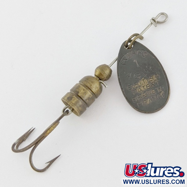  Mepps Aglia 1 (1950s), black, 3,5 g błystka obrotowa #24290