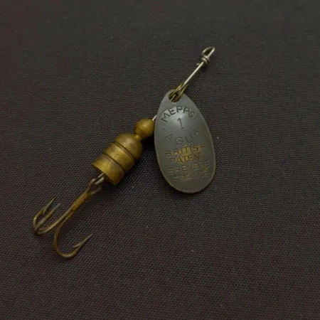 Mepps Aglia 1 (1950s), black, 3,5 g błystka obrotowa #24290