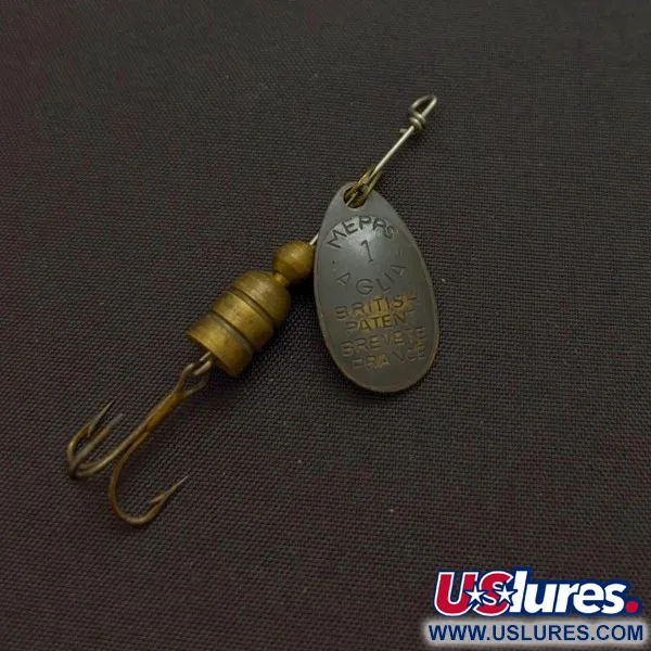  Mepps Aglia 1 (1950s), black, 3,5 g błystka obrotowa #24290