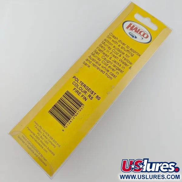  Halco Poltergeist 80, Fire Fin, 17 g wobler #24305