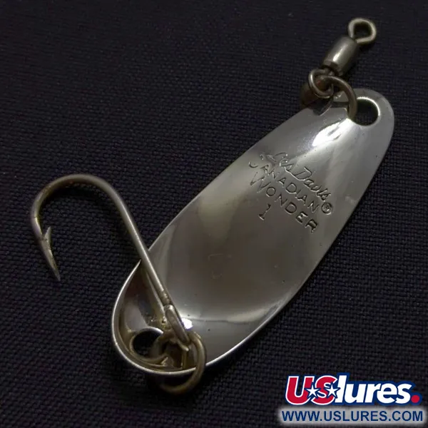  Les Davis Canadian Wonder 1, nikiel/zloto, 2,5 g błystka wahadłowa #24314