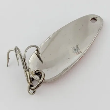 Dura-Pak  Dura Pack Spoon, nikiel/czerwony/biały, 4 g błystka wahadłowa #24316