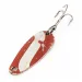  Dura Pack Spoon, nikiel/czerwony/biały, 4 g błystka wahadłowa #24316