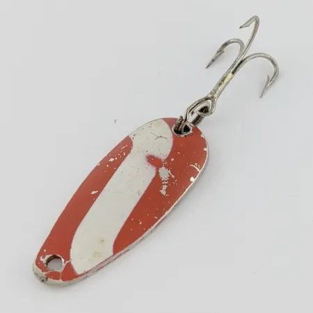 Dura-Pak  Dura Pack Spoon, nikiel/czerwony/biały, 4 g błystka wahadłowa #24316