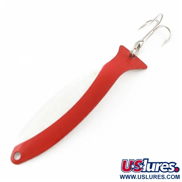  Worth Fly Rod Demon , czerwony/biały/nikiel, 2,5 g błystka wahadłowa #24332