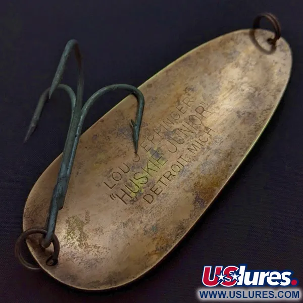 Eppinger Dardevle Huskie Junior Detroit (1950s), nikiel/czerwony, 58 g błystka wahadłowa #24338