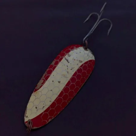 Eppinger Dardevle Huskie Junior Detroit (1950s), nikiel/czerwony, 58 g błystka wahadłowa #24338