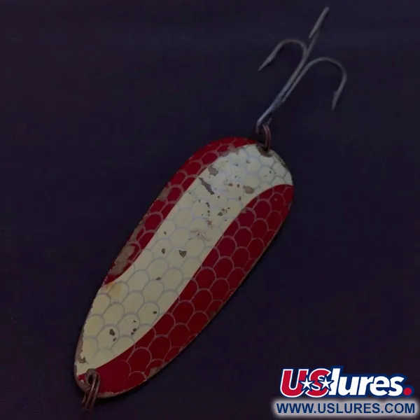 Eppinger Dardevle Huskie Junior Detroit (1950s), nikiel/czerwony, 58 g błystka wahadłowa #24338