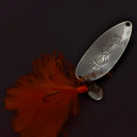 Seneca Little Cleo (Hula Girl), nikiel/niebieski, 14 g błystka wahadłowa #24349