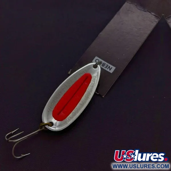  Nebco Pixee, nikiel/pomarańczowy UV - świeci w ultrafiolecie, 14 g błystka wahadłowa #24352