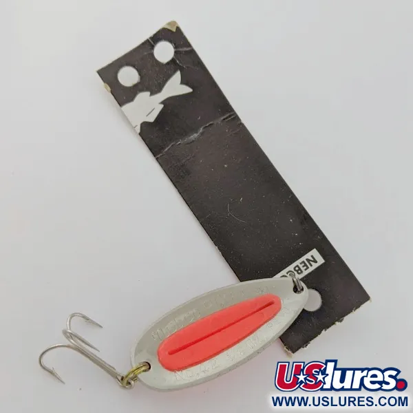  Nebco Pixee, nikiel/pomarańczowy UV - świeci w ultrafiolecie, 14 g błystka wahadłowa #24352