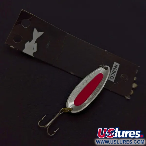  Nebco Pixee, nikiel/pomarańczowy UV - świeci w ultrafiolecie, 7 g błystka wahadłowa #24353