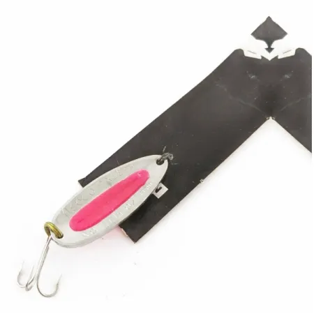 Nebco Pixee, nikiel/pomarańczowy UV - świeci w ultrafiolecie, 7 g błystka wahadłowa #24353