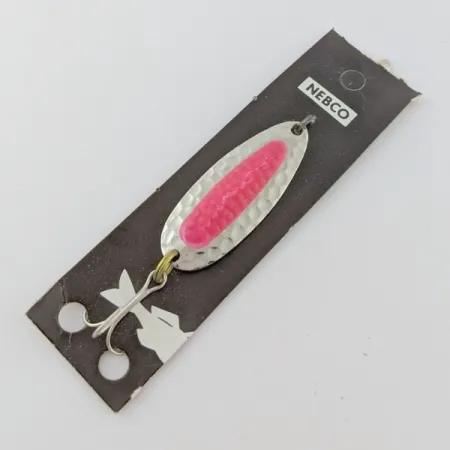 Nebco Pixee, nikiel/pomarańczowy UV - świeci w ultrafiolecie, 7 g błystka wahadłowa #24353