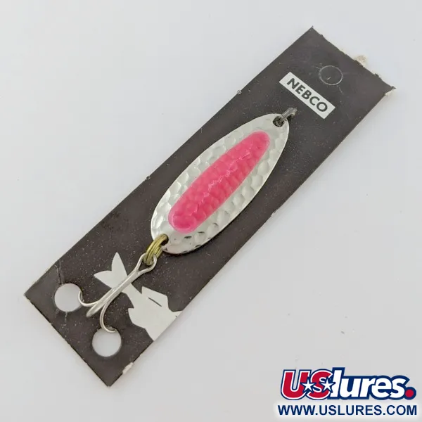  Nebco Pixee, nikiel/pomarańczowy UV - świeci w ultrafiolecie, 7 g błystka wahadłowa #24353