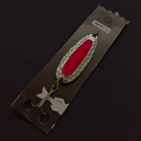 Nebco Pixee, nikiel/pomarańczowy UV - świeci w ultrafiolecie, 7 g błystka wahadłowa #24353