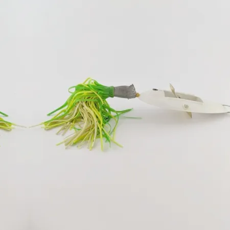 Norman Weedwalker, biały/żółty/zielony, 19 g błystka wahadłowa #24354