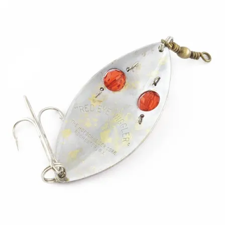 Hofschneider Red Eye Wiggler, srebrne/mosiężne/, 25 g błystka wahadłowa #24361