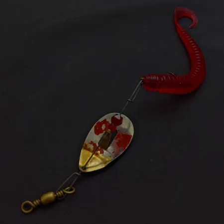 Pflueger June Bug №6, nikiel/czerwony, 7 g błystka obrotowa #24396