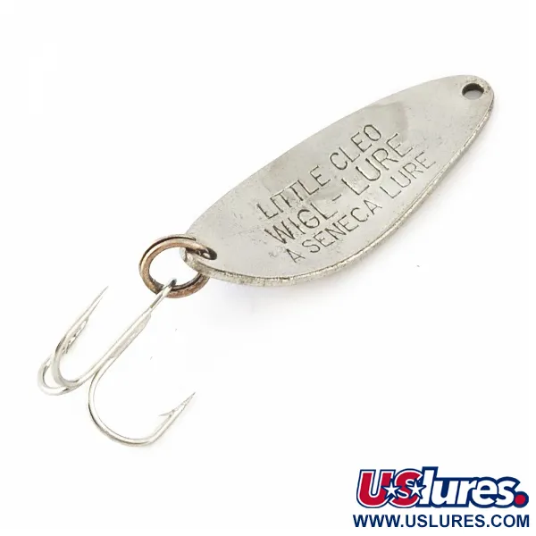 Seneca Little Cleo, nikiel/pomarańczowy/biały, 7 g błystka wahadłowa #24402