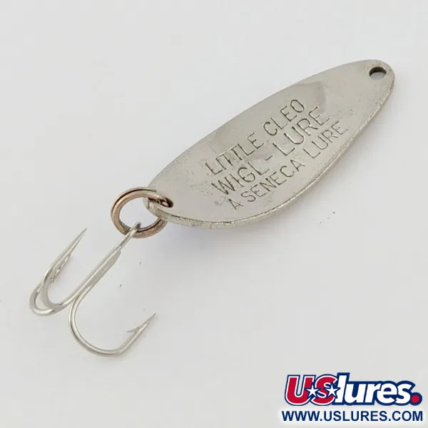 Seneca Little Cleo, nikiel/pomarańczowy/biały, 7 g błystka wahadłowa #24402