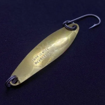 Luhr Jensen Needlefish 2, biały/czerwony/mosiądz, 3 g błystka wahadłowa #24417