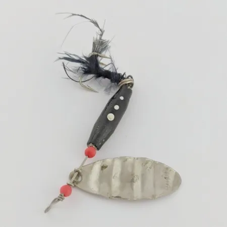 Dolphin Marble Spinner (Japan), nikiel/czarny, 7 g błystka obrotowa #24421