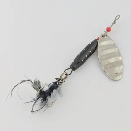 Dolphin Marble Spinner (Japan), nikiel/czarny, 7 g błystka obrotowa #24421