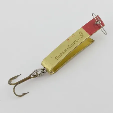 Luhr Jensen Super-Duper 503 Błystka, Gold Red, U-kształtna, #24435