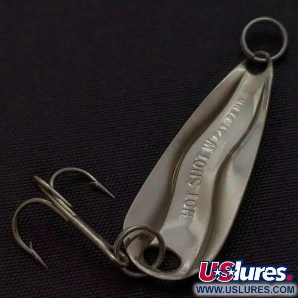 Luhr Jensen Hot Shot W Wahadłówka, Nikiel, 1.3g, Profil Falisty, #24441