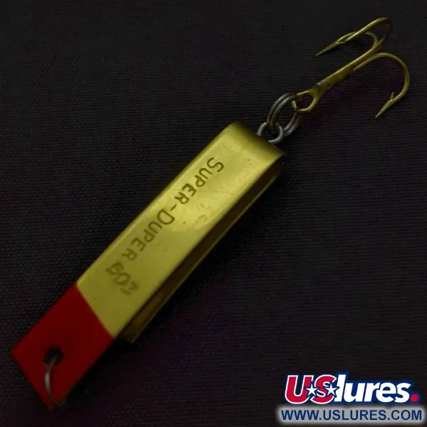 Luhr Jensen Super-Duper 503 Błystka, Gold/Red, 4.3g, Profil U, #24454