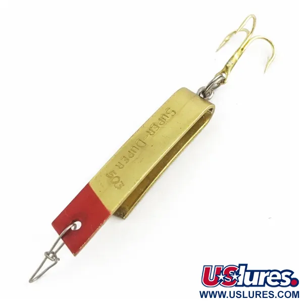 Luhr Jensen Super-Duper 503 Błystka, Gold/Red, 4.3g, Profil U, #24454