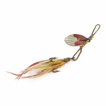 G.M. Skinner 1 Błystka obrotowa, nikiel/czerwony, 3.5 g, karbowana, #24500