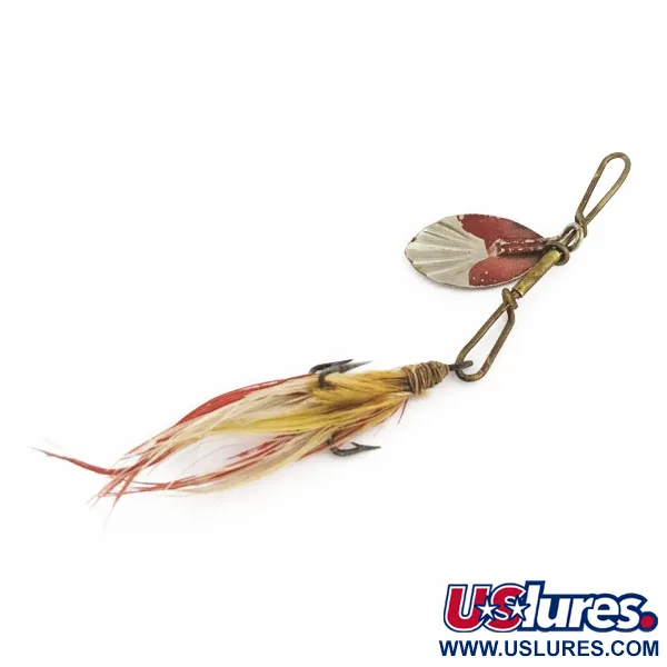 G.M. Skinner 1 Błystka obrotowa, nikiel/czerwony, 3.5 g, karbowana, #24500