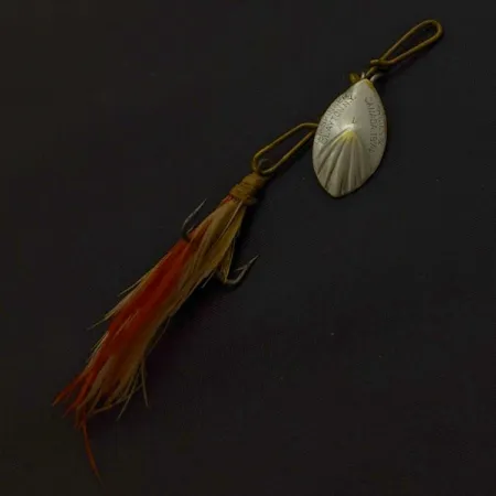 G.M. Skinner 1 Błystka obrotowa, nikiel/czerwony, 3.5 g, karbowana, #24500