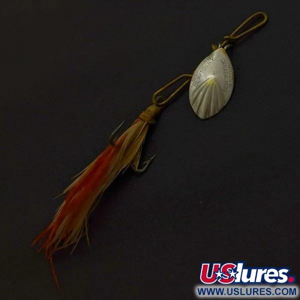 G.M. Skinner 1 Błystka obrotowa, nikiel/czerwony, 3.5 g, karbowana, #24500