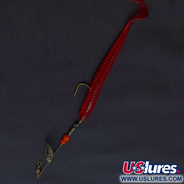 Pflueger June Bug №4 Błystka, Czerwony/Nikiel, 6 g, Offset Arm, #24501