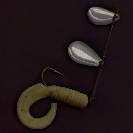 Worth Double Blade Spinner, Nikiel, 5 g, Twister, #24502