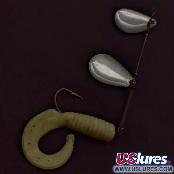 Worth Double Blade Spinner, Nikiel, 5 g, Twister, #24502