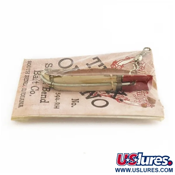 South Bend Trix-Oreno 594 Przynęta muchowa, Srebrny/Czerwony, 2 g, #24506