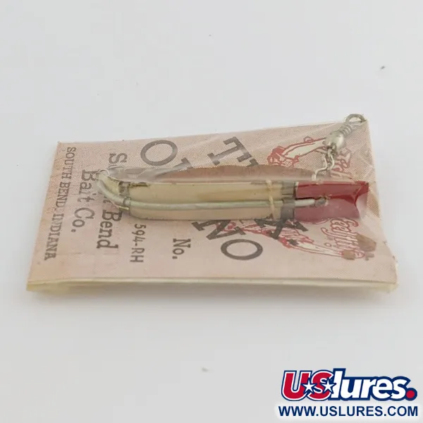 South Bend Trix-Oreno 594 Przynęta muchowa, Srebrny/Czerwony, 2 g, #24506