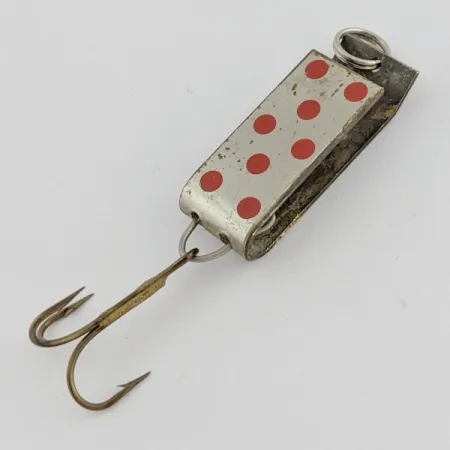 Jake's Lures Lil Jake Błystka, Nikiel/Czerwony, 9 g, Wygięty Korpus, #24520