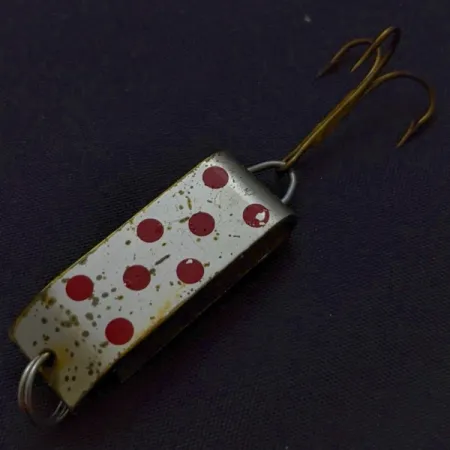 Jake's Lures Lil Jake Błystka, Nikiel/Czerwony, 9 g, Wygięty Korpus, #24520