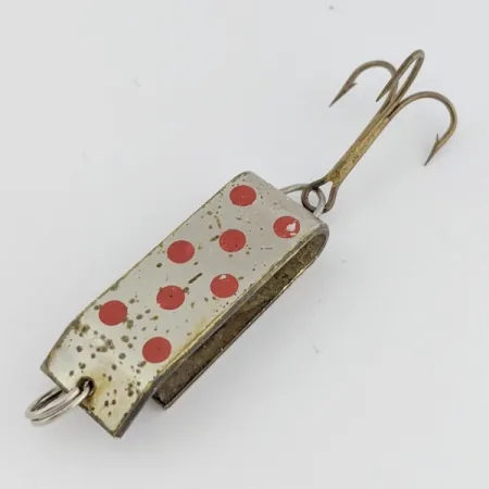 Jake's Lures Lil Jake Błystka, Nikiel/Czerwony, 9 g, Wygięty Korpus, #24520