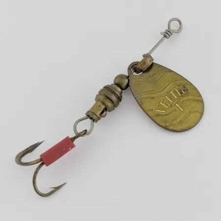 Veltic Spinner 1, Mosiądz, 2 g, Czerwona koszulka, #24523