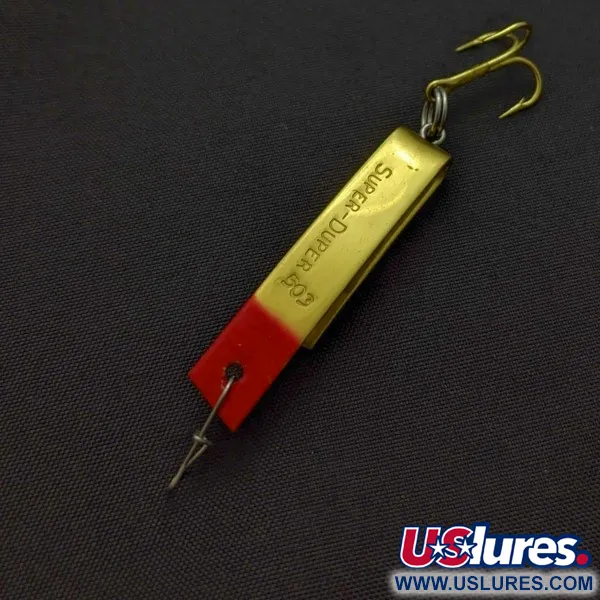 Luhr Jensen Super-Duper 503 Błystka, Gold/Red, 4.3 g, U-Shape, #24546