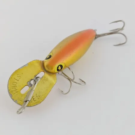 Storm Hot'N'Tot Thin Fin Wobler, Złoty, 6.5 g, Metalowy ster, #24569