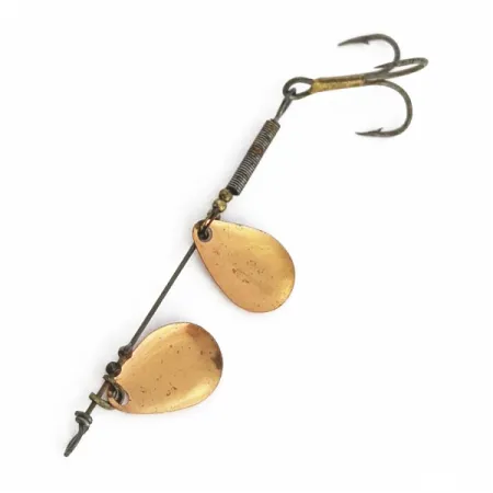 Worth Double Blade Spinner Błystka, Miedź, 1.5 g, Dwie Paletki, #24603